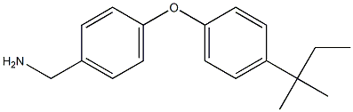 {4-[4-(2-methylbutan-2-yl)phenoxy]phenyl}methanamine 구조식 이미지