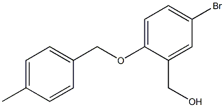 {5-bromo-2-[(4-methylphenyl)methoxy]phenyl}methanol 구조식 이미지