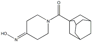 1-(1-adamantylcarbonyl)piperidin-4-one oxime Structure