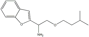 1-(1-benzofuran-2-yl)-2-(3-methylbutoxy)ethan-1-amine Structure