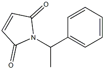 1-(1-phenylethyl)-2,5-dihydro-1H-pyrrole-2,5-dione 구조식 이미지