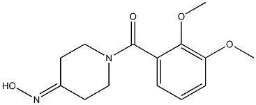 1-(2,3-dimethoxybenzoyl)piperidin-4-one oxime 구조식 이미지