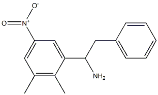 1-(2,3-dimethyl-5-nitrophenyl)-2-phenylethan-1-amine Structure