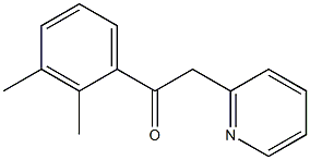 1-(2,3-dimethylphenyl)-2-(pyridin-2-yl)ethan-1-one Structure