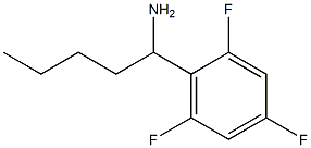 1-(2,4,6-trifluorophenyl)pentan-1-amine Structure