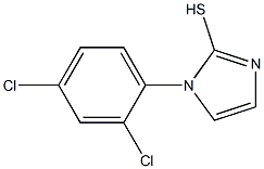 1-(2,4-dichlorophenyl)-1H-imidazole-2-thiol 구조식 이미지