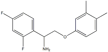 1-(2,4-difluorophenyl)-2-(3,4-dimethylphenoxy)ethanamine Structure