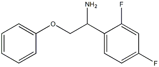 1-(2,4-difluorophenyl)-2-phenoxyethanamine 구조식 이미지