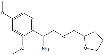 1-(2,4-dimethoxyphenyl)-2-(oxolan-2-ylmethoxy)ethan-1-amine Structure