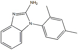 1-(2,4-dimethylphenyl)-1H-1,3-benzodiazol-2-amine 구조식 이미지