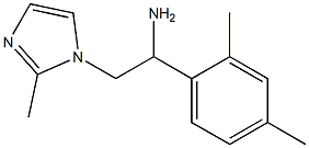 1-(2,4-dimethylphenyl)-2-(2-methyl-1H-imidazol-1-yl)ethanamine Structure