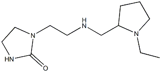 1-(2-{[(1-ethylpyrrolidin-2-yl)methyl]amino}ethyl)imidazolidin-2-one 구조식 이미지
