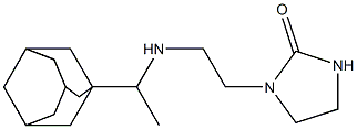 1-(2-{[1-(adamantan-1-yl)ethyl]amino}ethyl)imidazolidin-2-one Structure