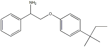 1-(2-amino-2-phenylethoxy)-4-(2-methylbutan-2-yl)benzene Structure
