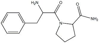 1-(2-amino-3-phenylpropanoyl)pyrrolidine-2-carboxamide 구조식 이미지