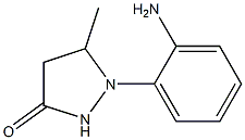 1-(2-aminophenyl)-5-methylpyrazolidin-3-one 구조식 이미지