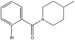 1-(2-bromobenzoyl)-4-methylpiperidine 구조식 이미지