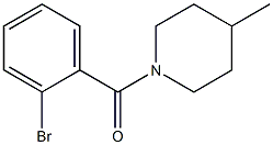 1-(2-bromobenzoyl)-4-methylpiperidine Structure