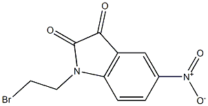 1-(2-bromoethyl)-5-nitro-2,3-dihydro-1H-indole-2,3-dione Structure
