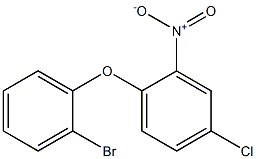 1-(2-bromophenoxy)-4-chloro-2-nitrobenzene Structure