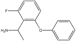 1-(2-fluoro-6-phenoxyphenyl)ethan-1-amine Structure