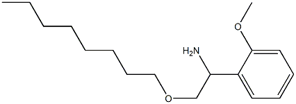 1-(2-methoxyphenyl)-2-(octyloxy)ethan-1-amine 구조식 이미지