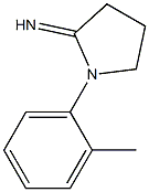 1-(2-methylphenyl)pyrrolidin-2-imine 구조식 이미지