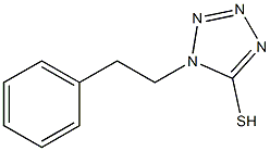 1-(2-phenylethyl)-1H-1,2,3,4-tetrazole-5-thiol Structure