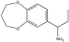 1-(3,4-dihydro-2H-1,5-benzodioxepin-7-yl)propan-1-amine Structure