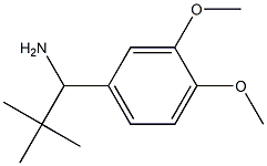 1-(3,4-dimethoxyphenyl)-2,2-dimethylpropan-1-amine 구조식 이미지