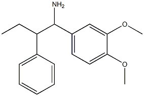 1-(3,4-dimethoxyphenyl)-2-phenylbutan-1-amine Structure