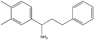 1-(3,4-dimethylphenyl)-3-phenylpropan-1-amine 구조식 이미지