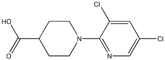 1-(3,5-dichloropyridin-2-yl)piperidine-4-carboxylic acid Structure