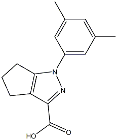 1-(3,5-dimethylphenyl)-1,4,5,6-tetrahydrocyclopenta[c]pyrazole-3-carboxylic acid 구조식 이미지