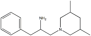 1-(3,5-dimethylpiperidin-1-yl)-3-phenylpropan-2-amine 구조식 이미지