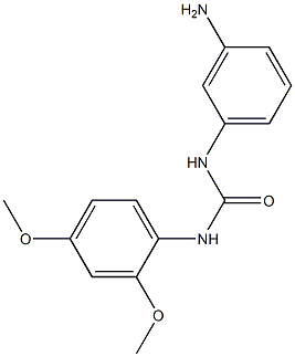 1-(3-aminophenyl)-3-(2,4-dimethoxyphenyl)urea Structure