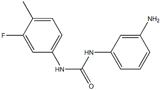 1-(3-aminophenyl)-3-(3-fluoro-4-methylphenyl)urea 구조식 이미지