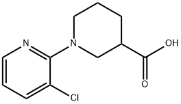 1-(3-chloropyridin-2-yl)piperidine-3-carboxylic acid Structure