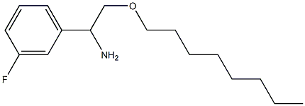 1-(3-fluorophenyl)-2-(octyloxy)ethan-1-amine Structure