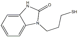 1-(3-mercaptopropyl)-1,3-dihydro-2H-benzimidazol-2-one 구조식 이미지