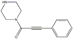 1-(3-phenylprop-2-ynoyl)piperazine Structure