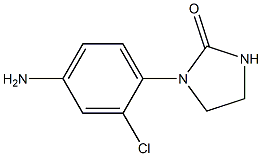 1-(4-amino-2-chlorophenyl)imidazolidin-2-one 구조식 이미지