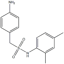 1-(4-aminophenyl)-N-(2,4-dimethylphenyl)methanesulfonamide 구조식 이미지