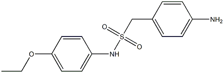 1-(4-aminophenyl)-N-(4-ethoxyphenyl)methanesulfonamide 구조식 이미지