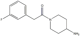 1-(4-aminopiperidin-1-yl)-2-(3-fluorophenyl)ethan-1-one Structure
