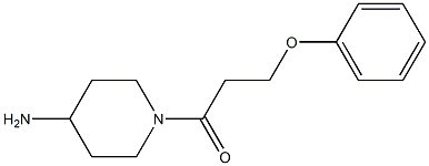 1-(4-aminopiperidin-1-yl)-3-phenoxypropan-1-one 구조식 이미지