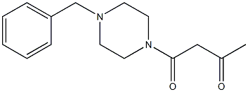 1-(4-benzylpiperazin-1-yl)butane-1,3-dione Structure