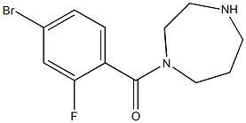 1-(4-bromo-2-fluorobenzoyl)-1,4-diazepane Structure