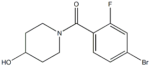 1-(4-bromo-2-fluorobenzoyl)piperidin-4-ol 구조식 이미지