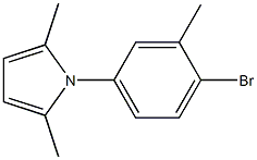 1-(4-bromo-3-methylphenyl)-2,5-dimethyl-1H-pyrrole Structure